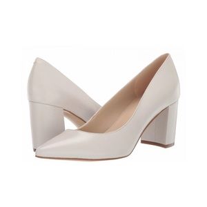 NWB,Marc Fisher Pump White-off Claire-Milk Leather